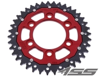 Rear chain sprocket ZF DUAL 1489,43 teeth - black/red