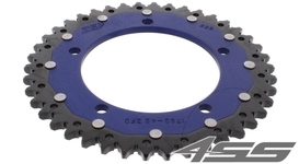 Rear chain sprocket ZF DUAL 1792,42 teeth - black/blue