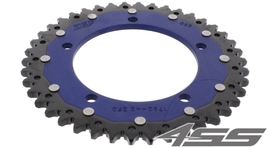 Rear chain sprocket ZF DUAL 1792,42 teeth - black/blue