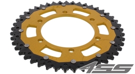 Rear chain sprocket ZF DUAL 1792,45 teeth - black/gold