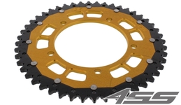 Rear chain sprocket ZF DUAL 1792,48 teeth - black/gold
