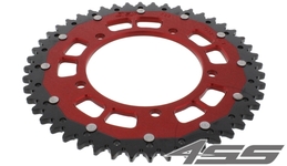 Rear chain sprocket ZF DUAL 1792,48 teeth - black/red