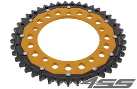 Rear chain sprocket ZF DUAL 1800,42 teeth - black/gold