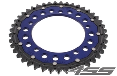 Rear chain sprocket ZF DUAL 1800,43 teeth - black/blue