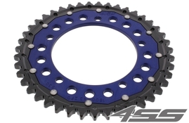Rear chain sprocket ZF DUAL 1800,43 teeth - black/blue