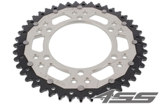 Rear chain sprocket ZF DUAL 1876,45 teeth - black/silver