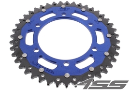 Rear chain sprocket ZF DUAL 1876,46 teeth - black/blue