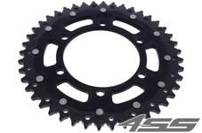 Rear chain sprocket ZF DUAL 2014,44 teeth - black/black