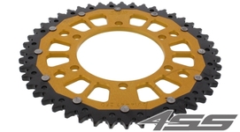 Rear chain sprocket ZF DUAL 2014,48 teeth - black/gold