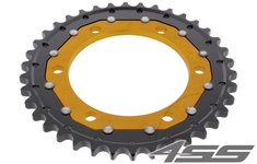 Rear chain sprocket ZF DUAL 479,39 teeth - black/gold