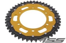 Rear chain sprocket ZF DUAL 479,44 teeth - black/gold