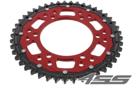 Rear chain sprocket ZF DUAL 479,47 teeth - black/red
