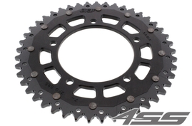 Rear chain sprocket ZF DUAL 7,45 teeth - black/black