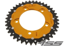 Rear chain sprocket ZF DUAL 702,40 teeth - black/gold
