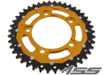 Rear chain sprocket ZF DUAL 702,46 teeth - black/gold
