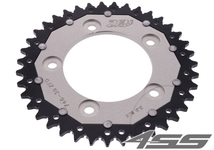 Rear chain sprocket ZF DUAL 746,39 teeth - black/silver