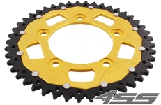 Rear chain sprocket ZF DUAL 746,46 teeth - black/gold