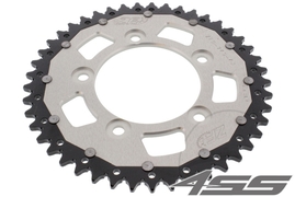 Rear chain sprocket ZF DUAL 746,46 teeth - black/silver