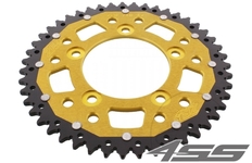 Rear chain sprocket ZF DUAL 746,47 teeth - black/gold