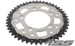 Rear chain sprocket ZF DUAL 746,47 teeth - black/silver