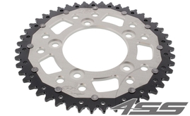 Rear chain sprocket ZF DUAL 746,47 teeth - black/silver