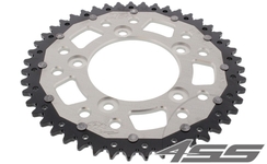 Rear chain sprocket ZF DUAL 746,48 teeth - black/silver