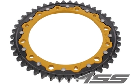 Rear chain sprocket ZF DUAL 1340,46 teeth - black/gold