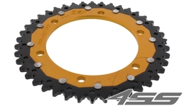 Rear chain sprocket ZF DUAL 300,42 teeth - black/gold