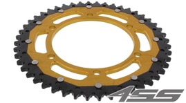 Rear chain sprocket ZF DUAL 300,48 teeth - black/gold