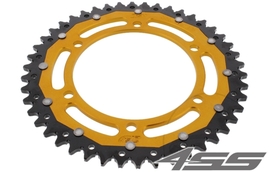 Rear chain sprocket ZF DUAL 305,46 teeth - black/gold