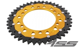 Rear chain sprocket ZF DUAL 486,43 teeth - black/gold