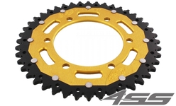 Rear chain sprocket ZF DUAL 486,44 teeth - black/gold