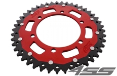 Rear chain sprocket ZF DUAL 486,45 teeth - black/red