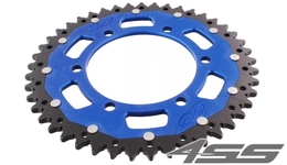 Rear chain sprocket ZF DUAL 486,45 teeth - black/blue