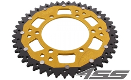 Rear chain sprocket ZF DUAL 486,46 teeth - black/gold