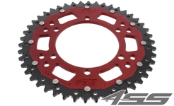 Rear chain sprocket ZF DUAL 486,46 teeth - black/red