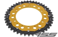 Rear chain sprocket ZF DUAL 499,43 teeth - black/gold
