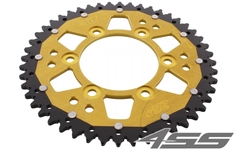 Rear chain sprocket ZF DUAL 735,46 teeth - black/gold
