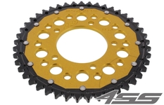 Rear chain sprocket ZF DUAL 807,45 teeth - black/gold