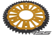 Rear chain sprocket ZF DUAL 816,48 teeth - black/gold