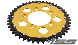 Rear chain sprocket ZF DUAL 823,46 teeth - black/gold