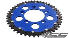 Rear chain sprocket ZF DUAL 823,46 teeth - black/blue