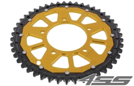 Rear chain sprocket ZF DUAL 829,48 teeth - black/blue