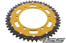 Rear chain sprocket ZF DUAL 855,47 teeth - black/gold