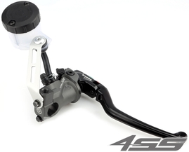 Radial brake pump Brembo 19 RCS Corsa Corta (adjustable 18/20mm + adjustable lever distance) + brake fluid reservoir + mounting kit 110C74010+110A26385