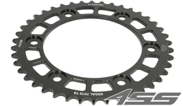 Duralumin rear chain sprocket JTA1308,40 teeth - 520 chain conversion - black