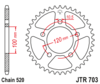 Rear chain sprocket JTR703,40 teeth - 520 chain conversion